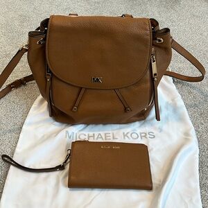 Michael Kors Backpack and Wallet